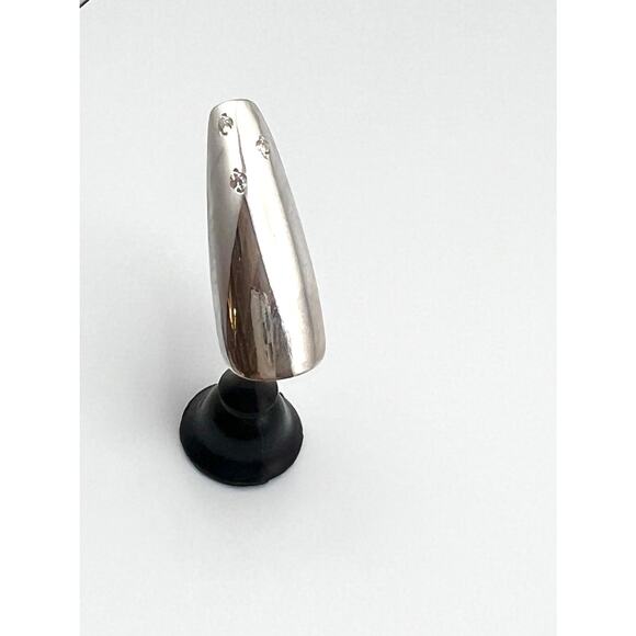 Sterling Silver Nails Diamond inlay, Nail Art, Accessories, Press-On, Accessorie - Picture 7 of 7